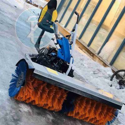 小型清雪机 抛雪机 汽油物业环卫推雪设备全齿轮扫雪车